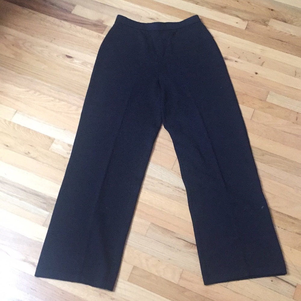 St John Black Knit Pants